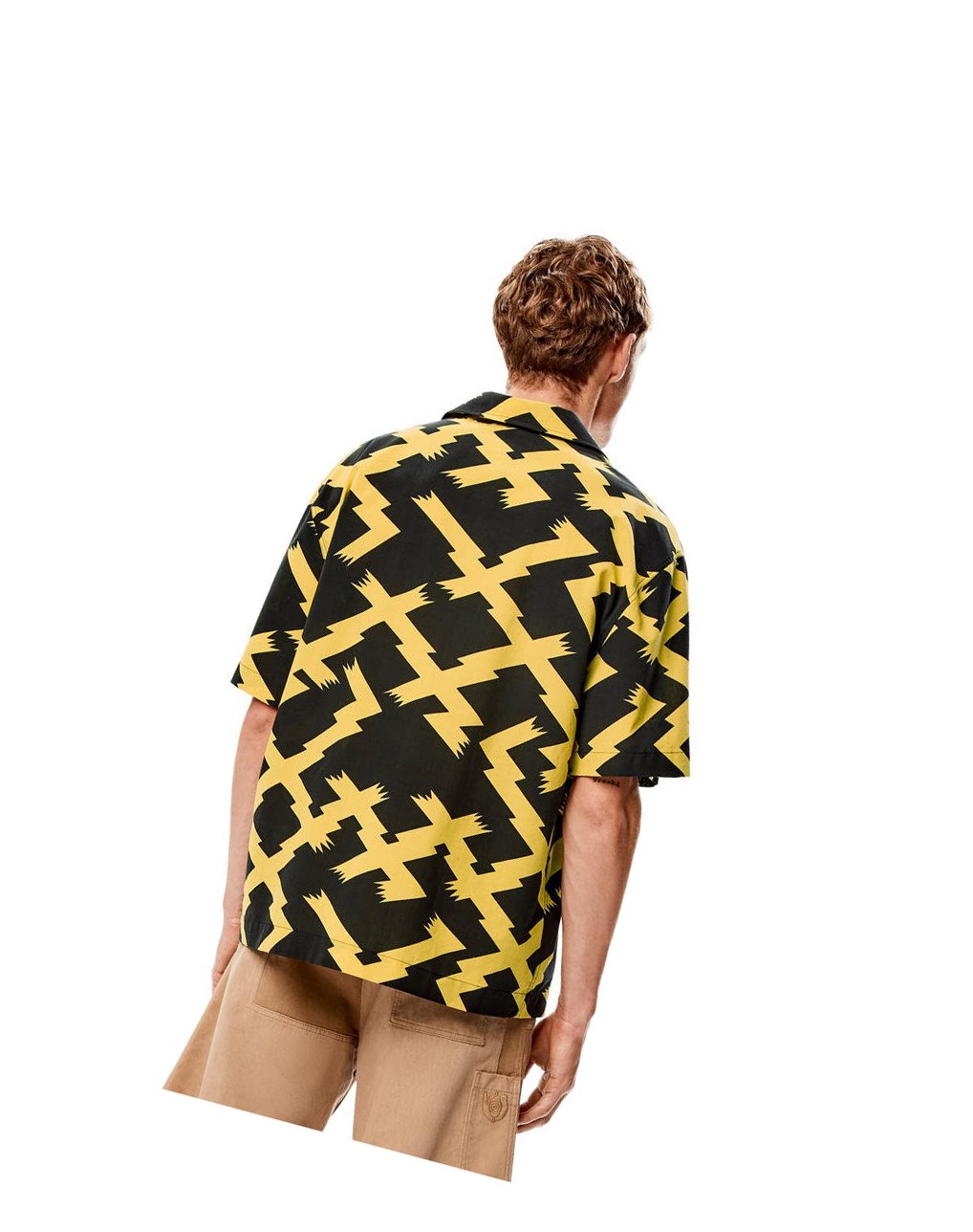 Loewe Allover print shirt in cotton Negros Amarillos | TPHEI-2034