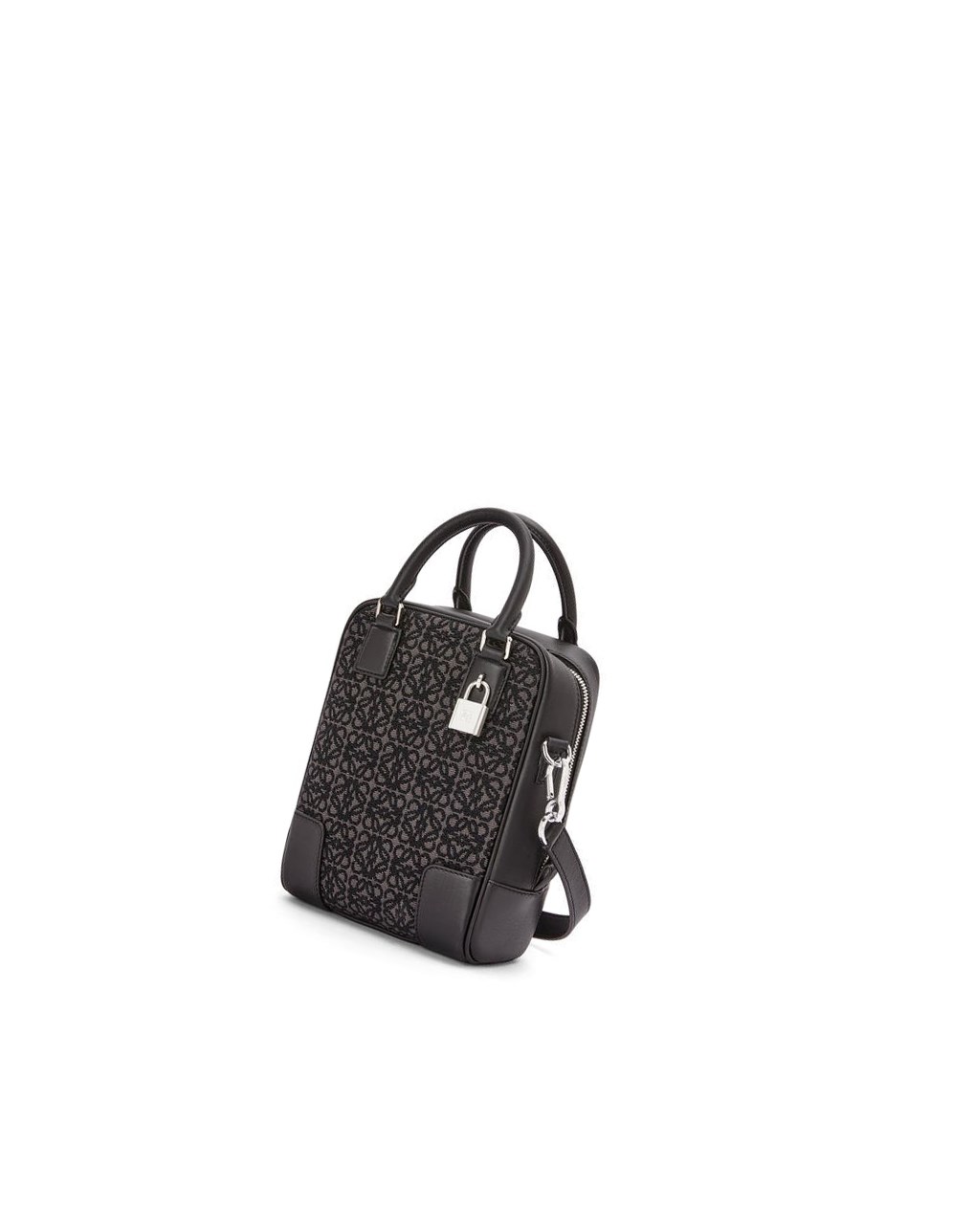 Loewe Amazona 15 in Anagram jacquard and calfskin Negros | UTNHF-7416