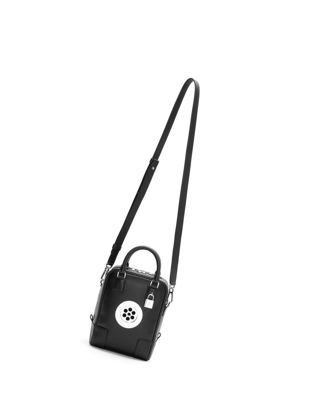 Loewe Amazona 15 in satin calfskin Negros | NDALQ-7319