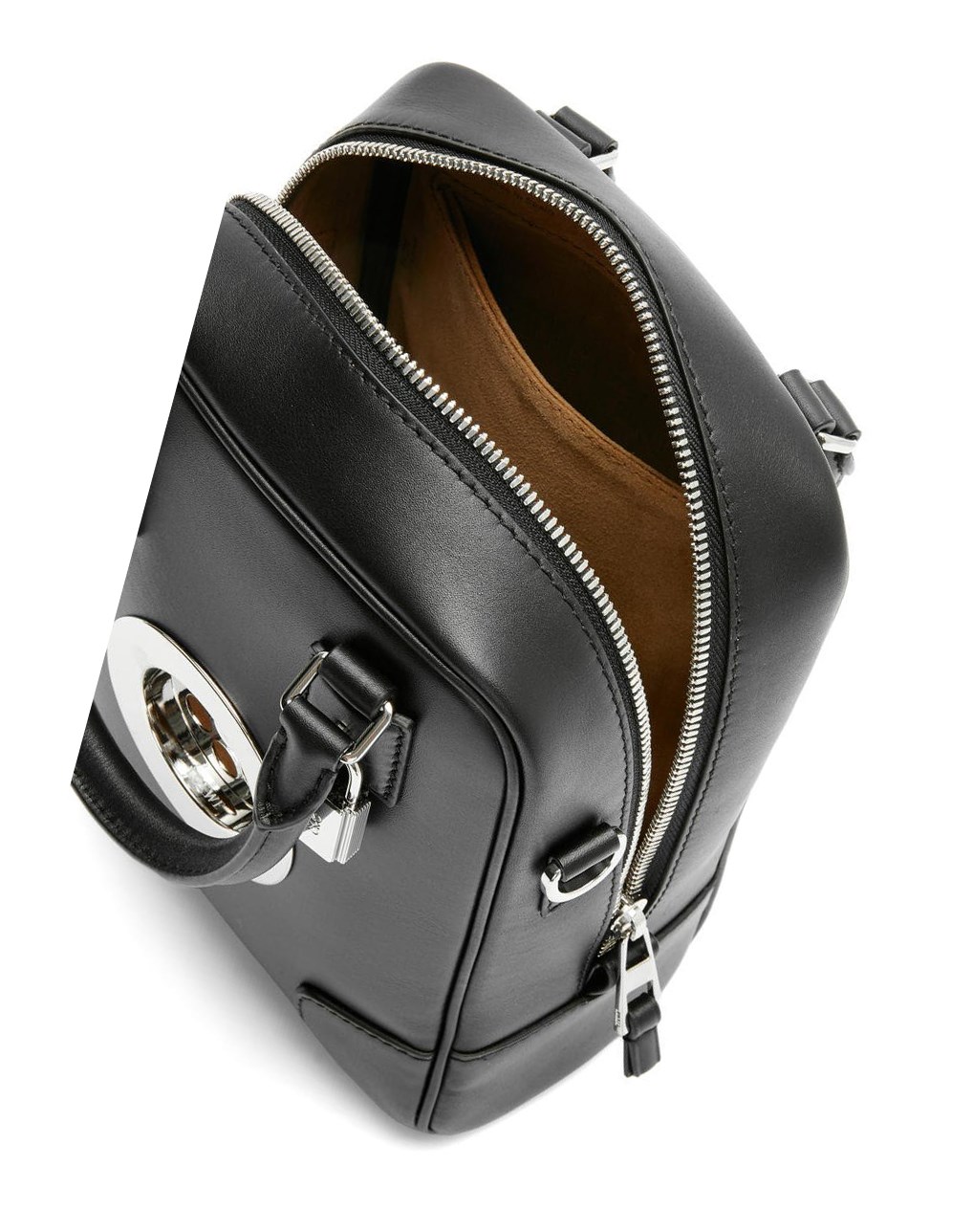 Loewe Amazona 15 in satin calfskin Negros | NDALQ-7319