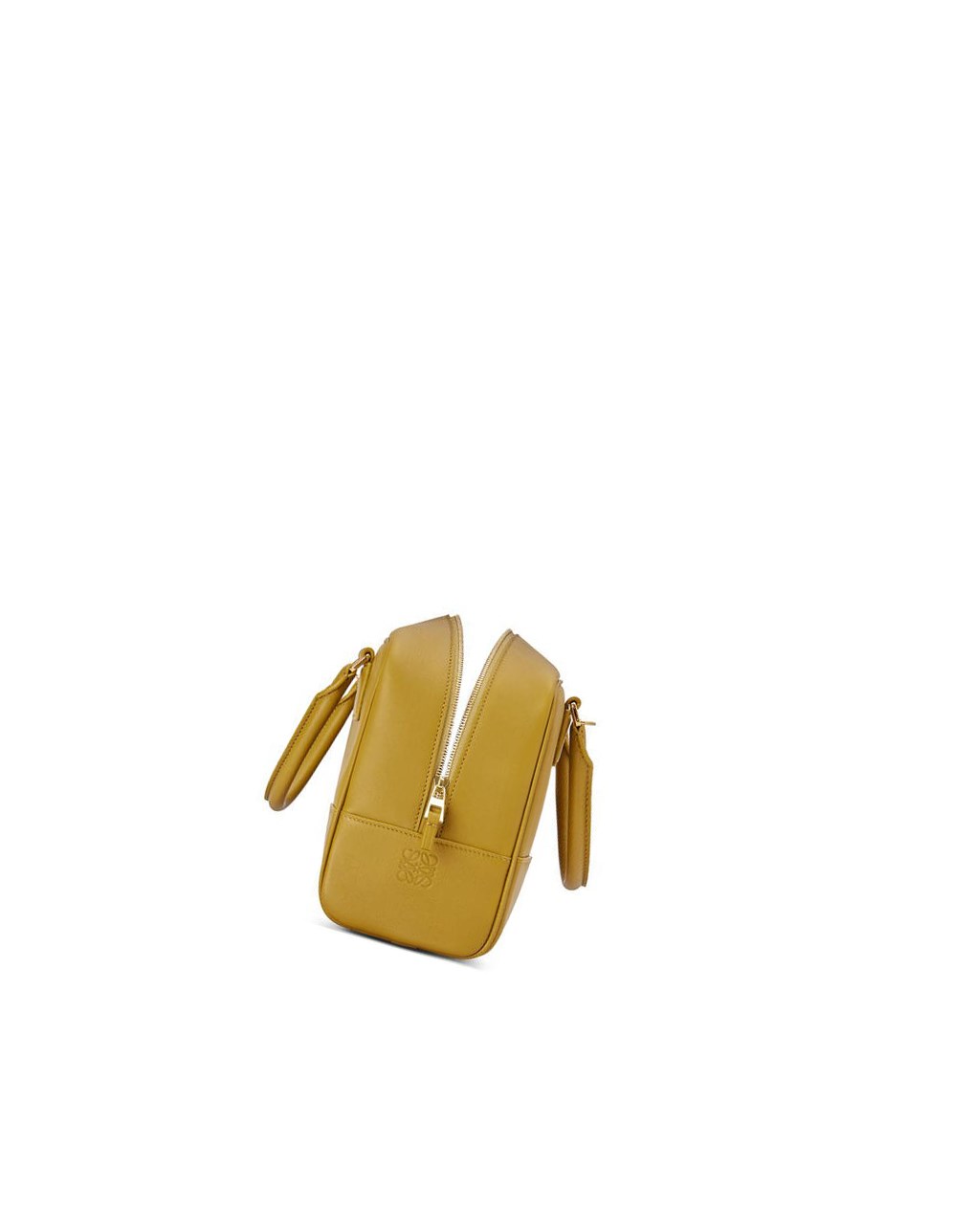 Loewe Amazona 19 square bag in nappa calfskin Ochre | PKNGA-0357