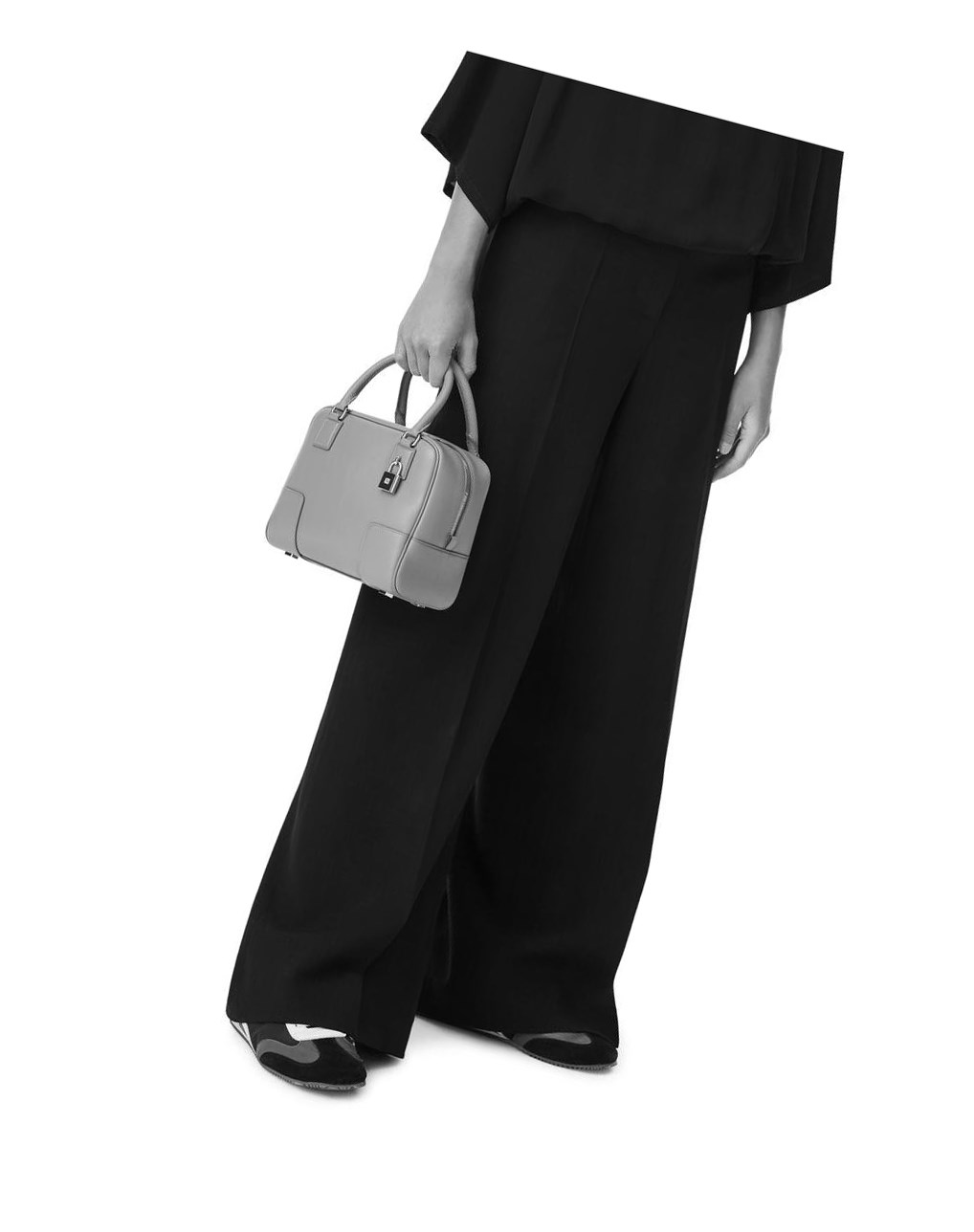 Loewe Amazona 19 square bag in nappa calfskin Mink Color | XTCEY-6385