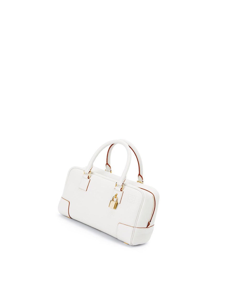 Loewe Amazona 23 bag in soft grained calfskin Blancos | YRLOG-9124