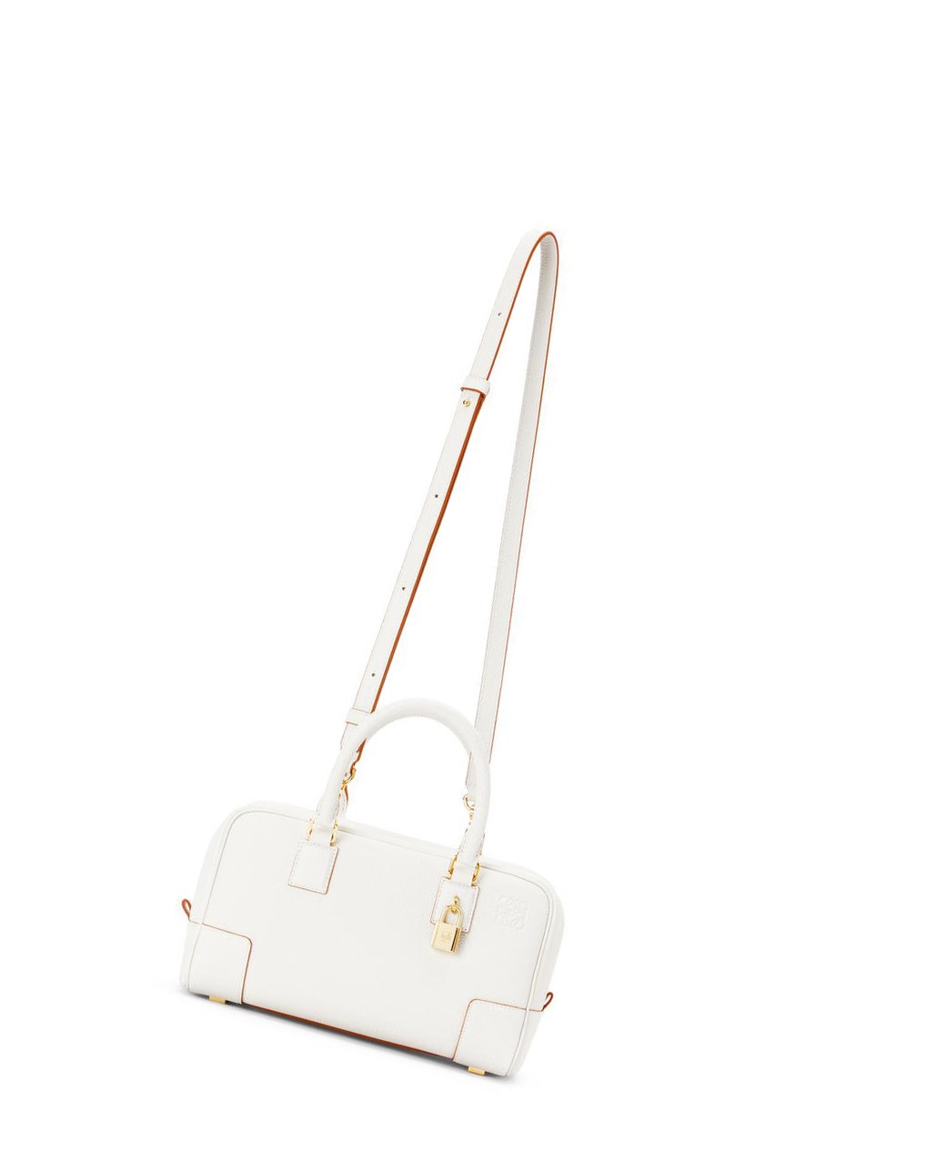 Loewe Amazona 23 bag in soft grained calfskin Blancos | YRLOG-9124