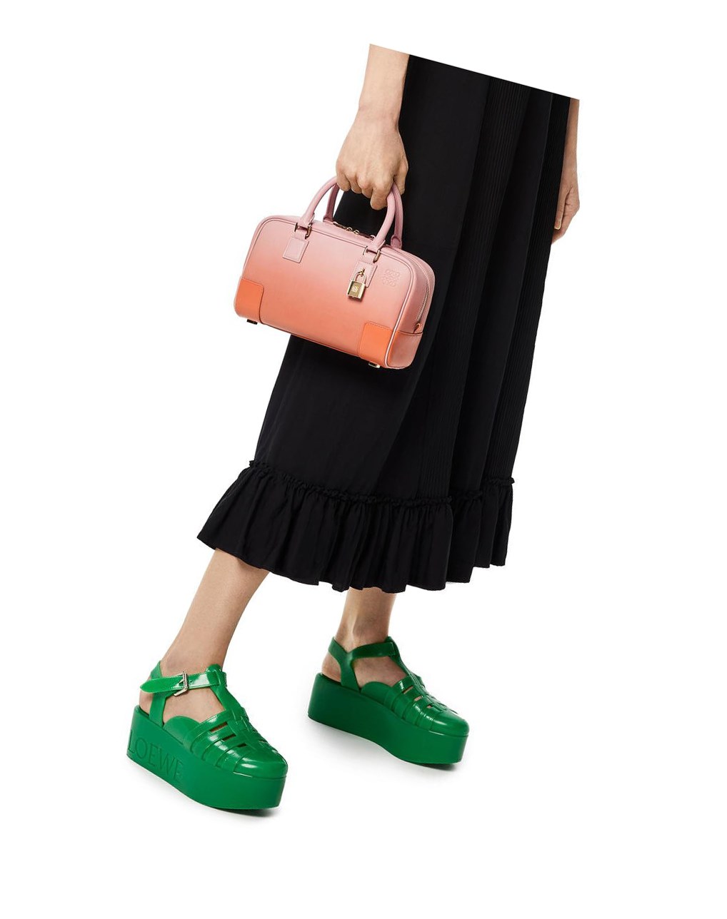 Loewe Amazona 23 in degrade nappa calfskin Coral Oscuro | GXLAT-6791