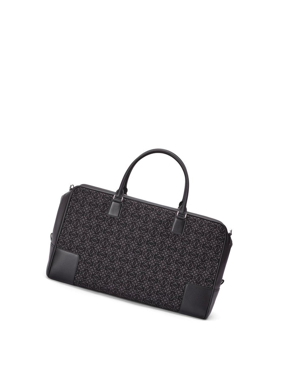 Loewe Amazona 44 bag in Anagram jacquard and calfskin Negros | YNKMJ-8760