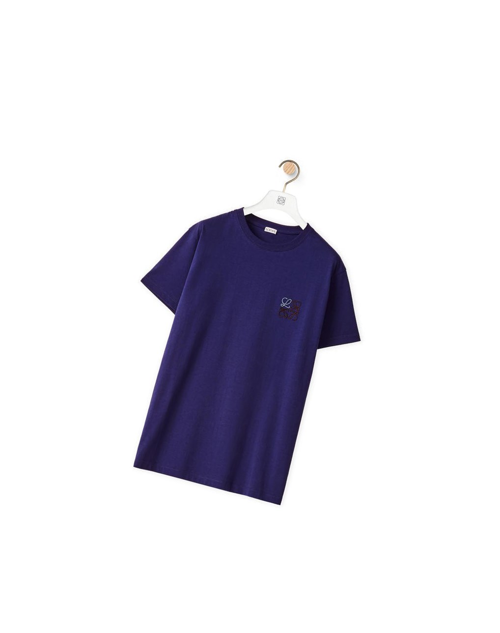 Loewe Anagram T-shirt in cotton Azul Rey Azules | ZISHP-6039