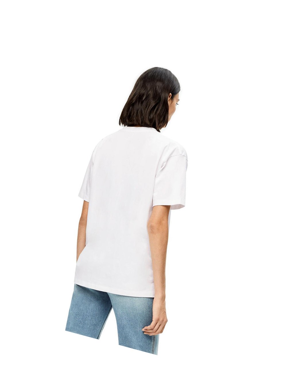 Loewe Anagram T-shirt in cotton Blancos | SITFG-0831