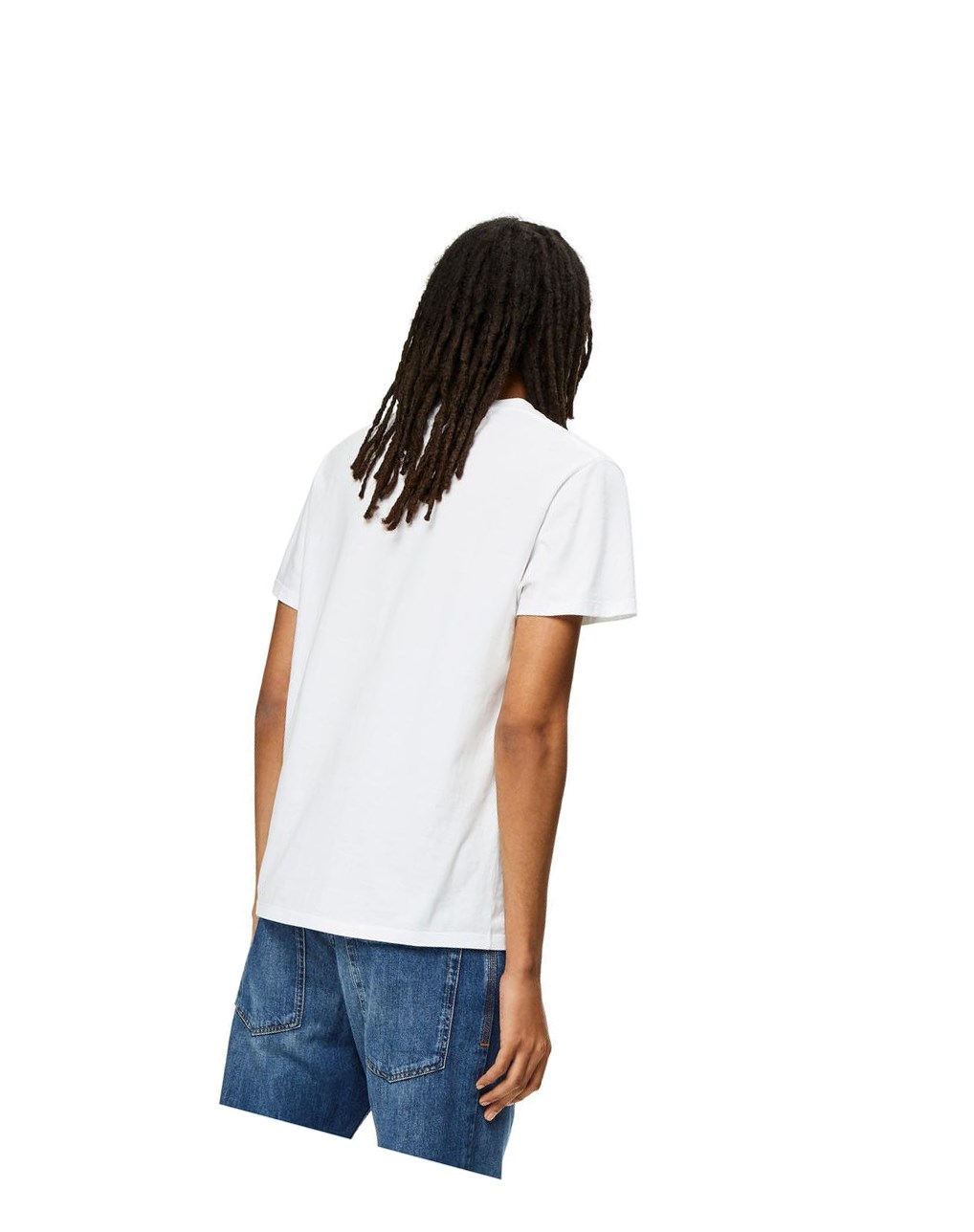 Loewe Anagram T-shirt in cotton Blancos | TMFXZ-5241