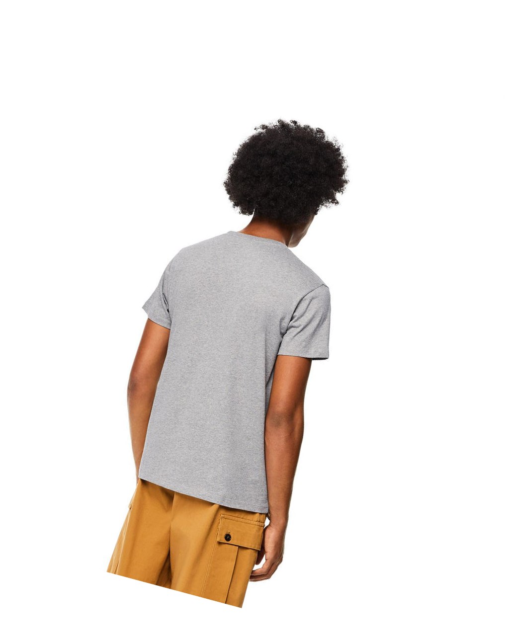 Loewe Anagram T-shirt in cotton Grises | CZYRE-2860