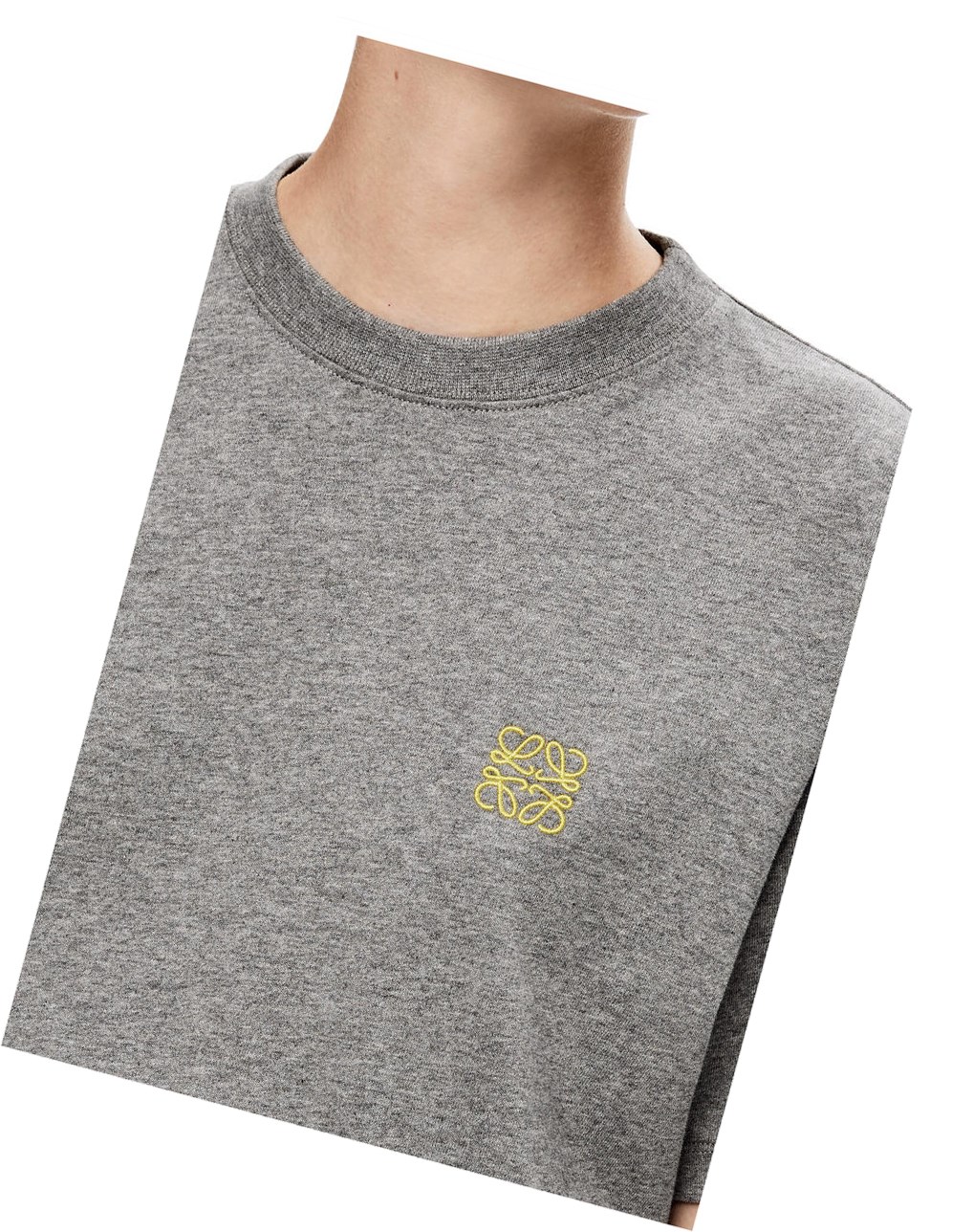 Loewe Anagram T-shirt in cotton Grises | MNKSX-8721