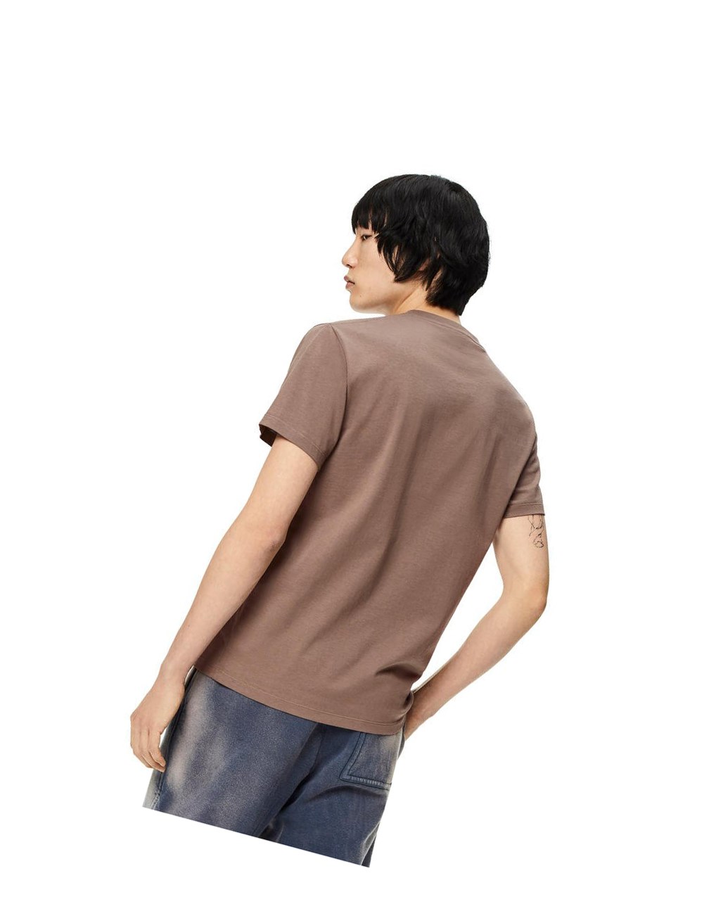 Loewe Anagram T-shirt in cotton Grises | TCDIW-3601