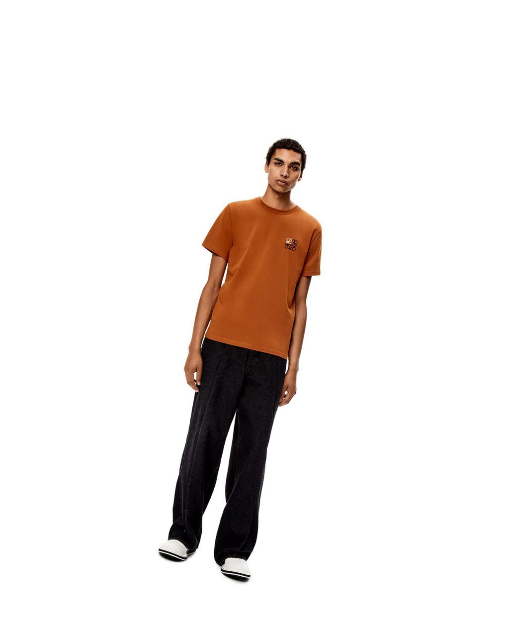Loewe Anagram T-shirt in cotton Rojos | TJBMC-3470