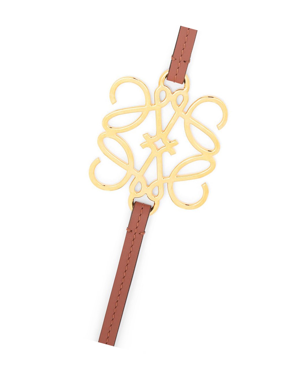 Loewe Anagram belt in classic calfskin Dorados | HEOVP-8215