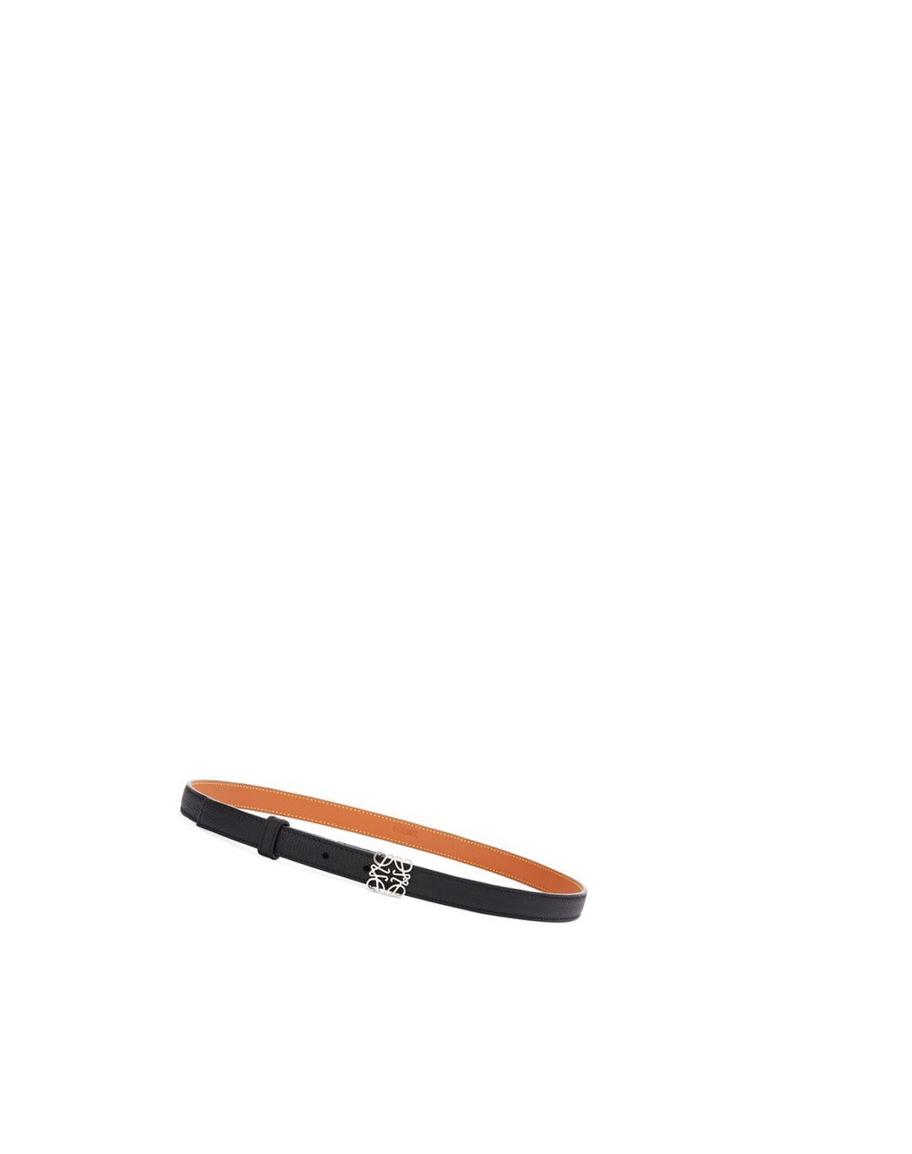 Loewe Anagram belt in pebble grain calfskin Negros | DCPRK-4071