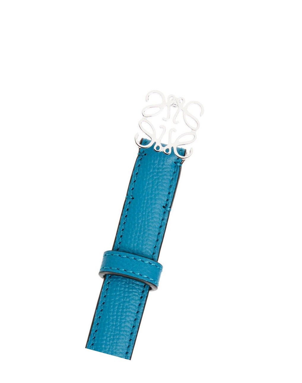 Loewe Anagram belt in pebble grain calfskin Azules | IXQJL-6592
