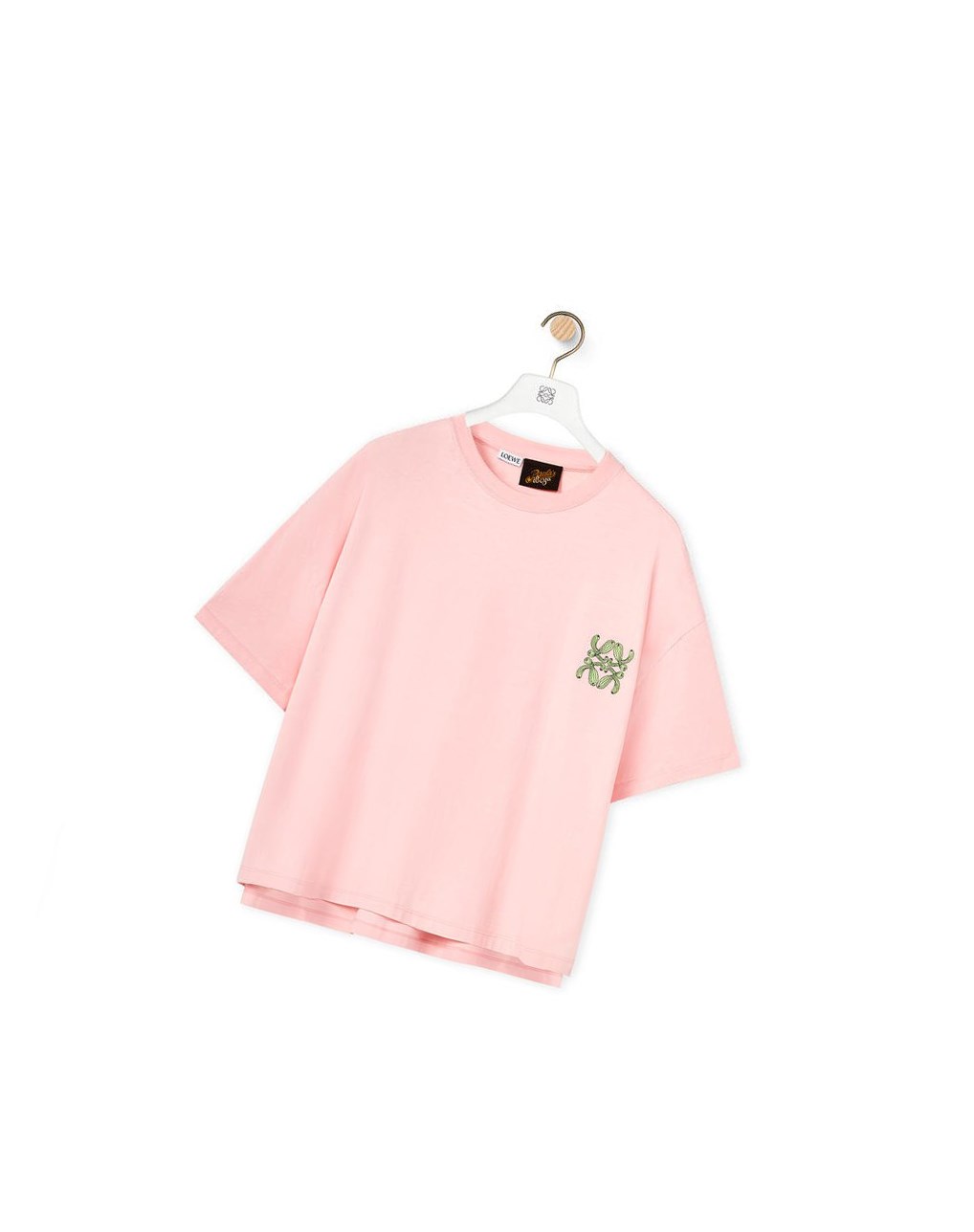 Loewe Anagram cactus T-shirt in cotton Dahlia | GEIUA-6251