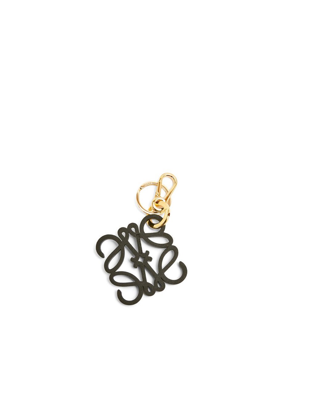 Loewe Anagram charm in calfskin Amarillos Dorados | RCQMB-7053