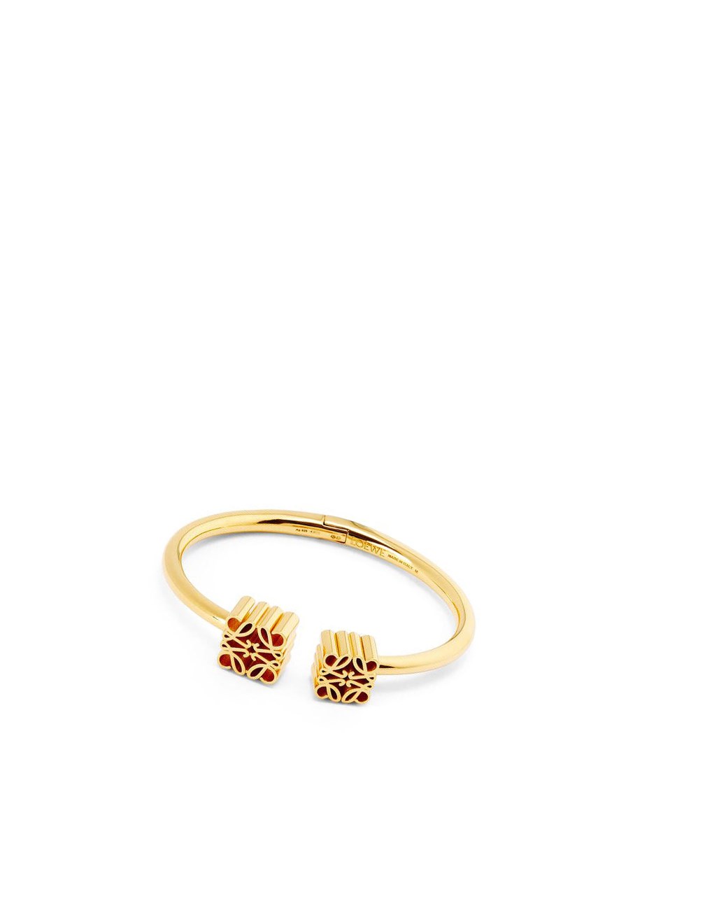 Loewe Anagram cuff in sterling silver Dorados | VLIAT-8102