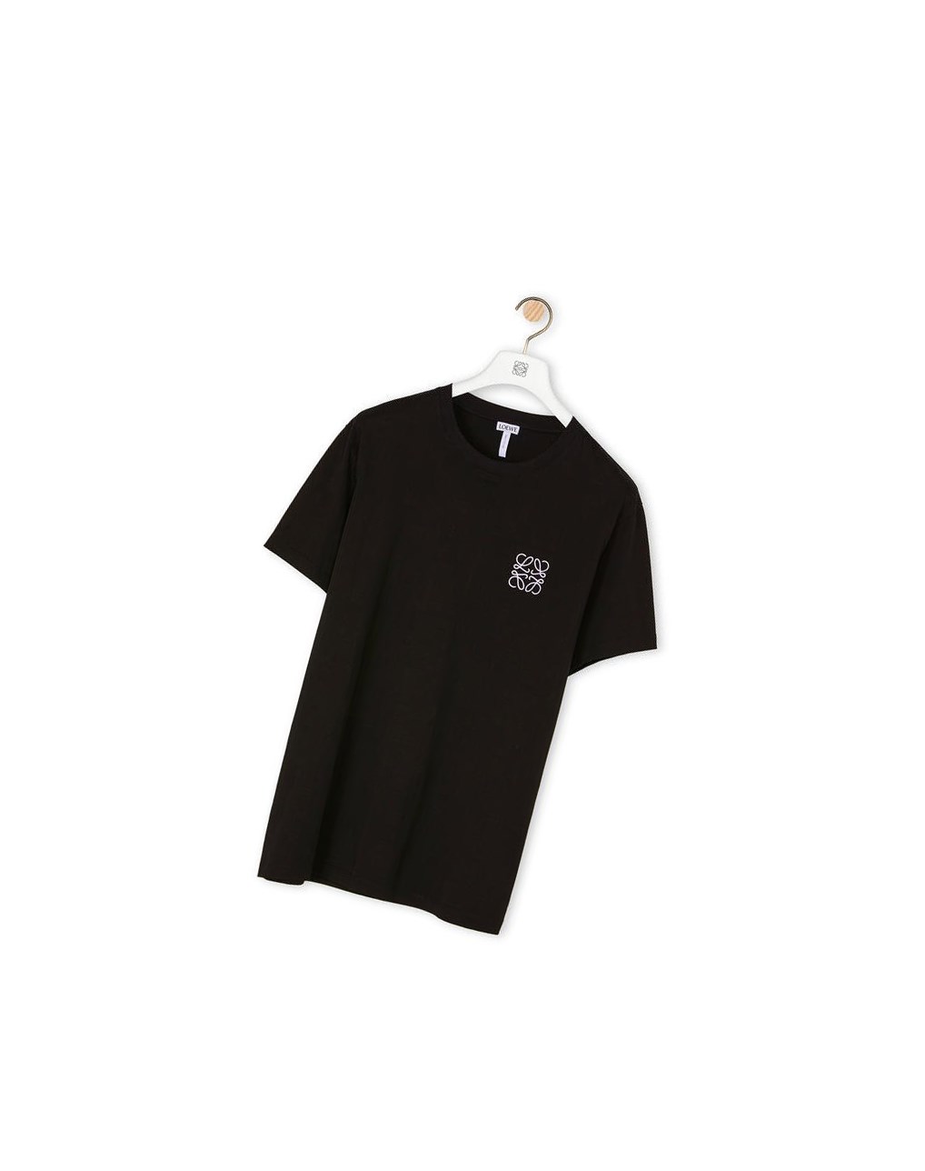 Loewe Anagram embroidered t-shirt in cotton Negros | VDSIM-8562