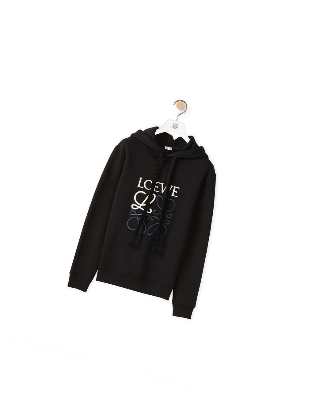 Loewe Anagram hoodie in cotton Negros | AFHXT-7892