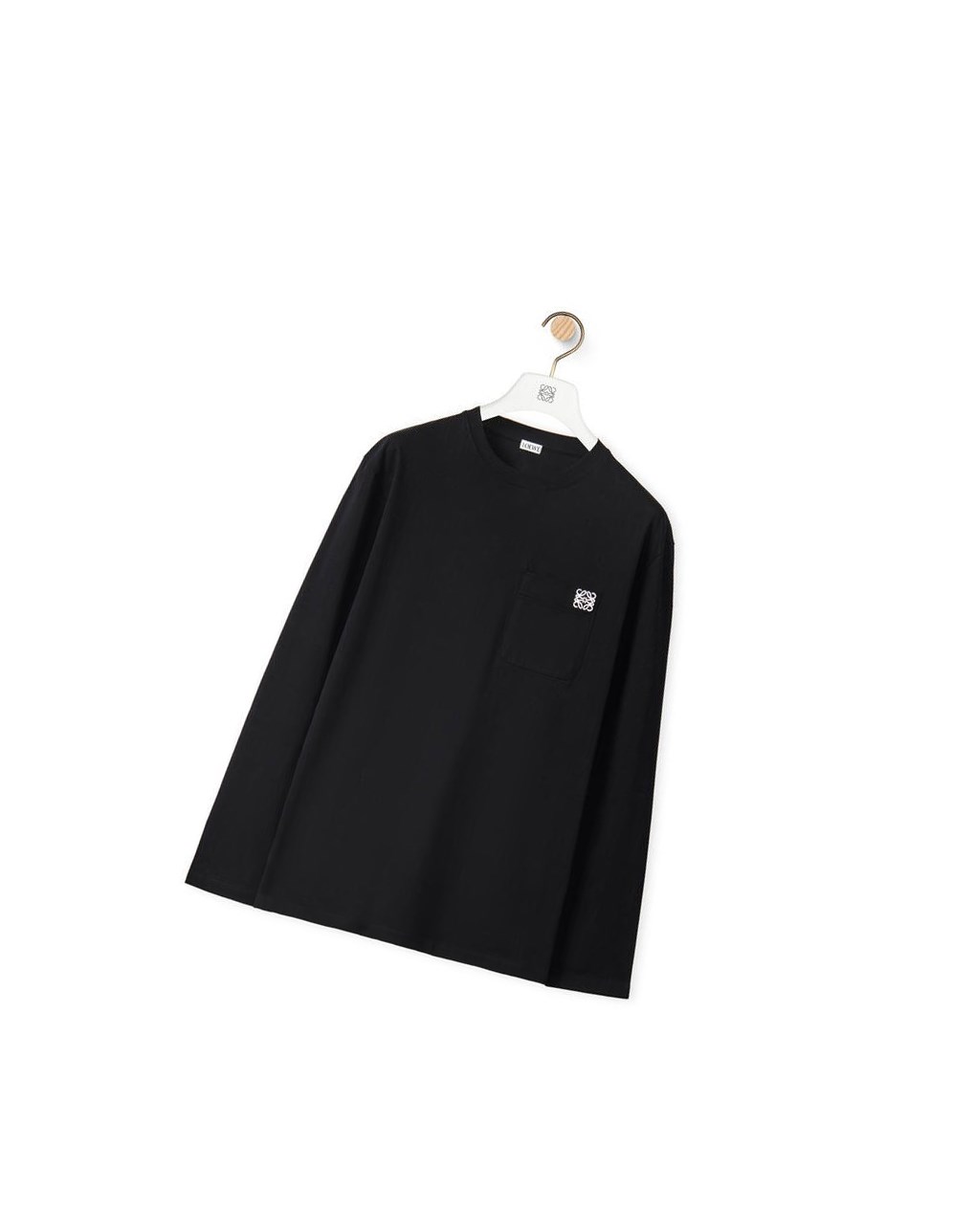 Loewe Anagram long sleeve T-shirt in cotton Negros | TSYDZ-8913