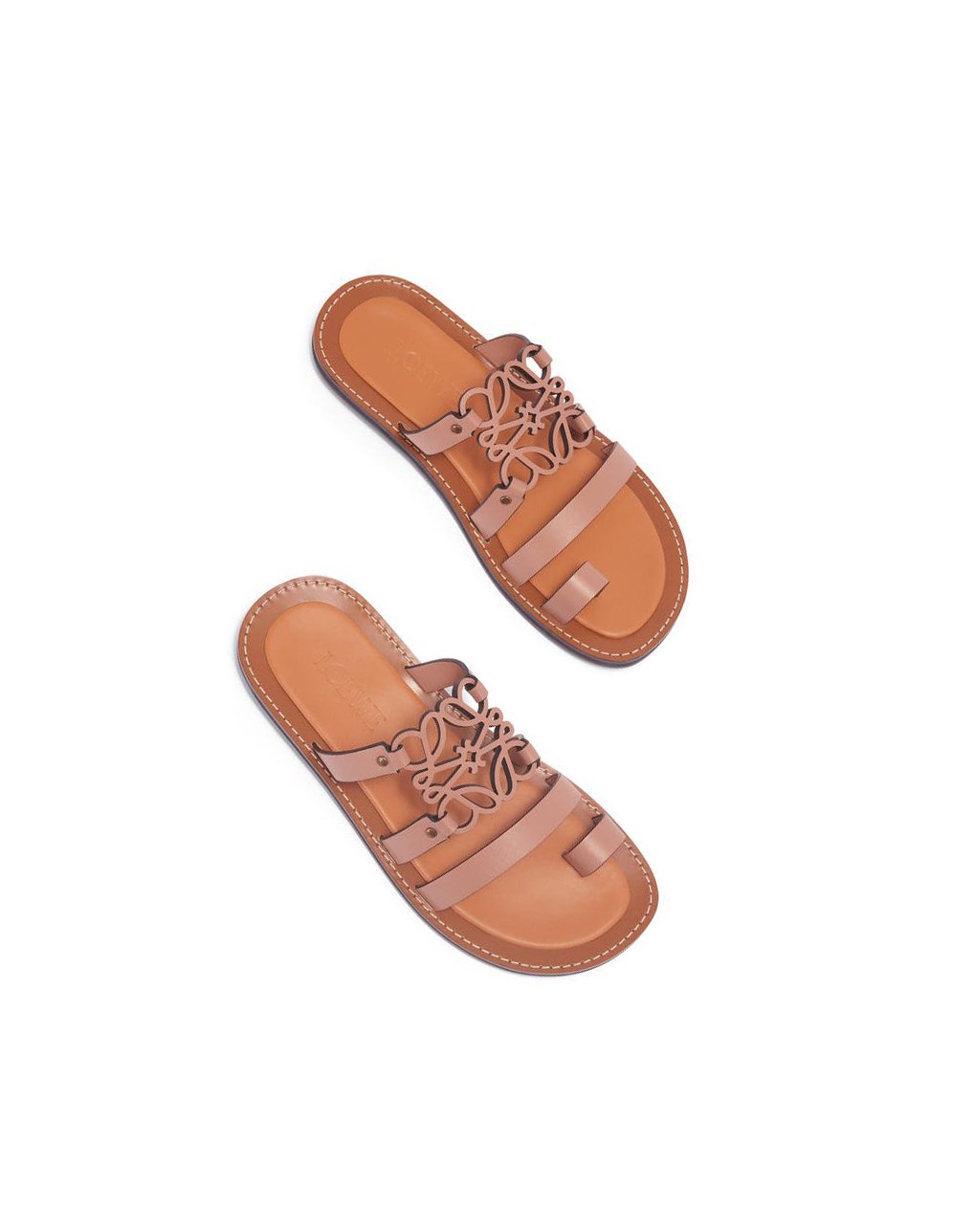 Loewe Anagram mule in calfskin Rosas | PZBHY-3401