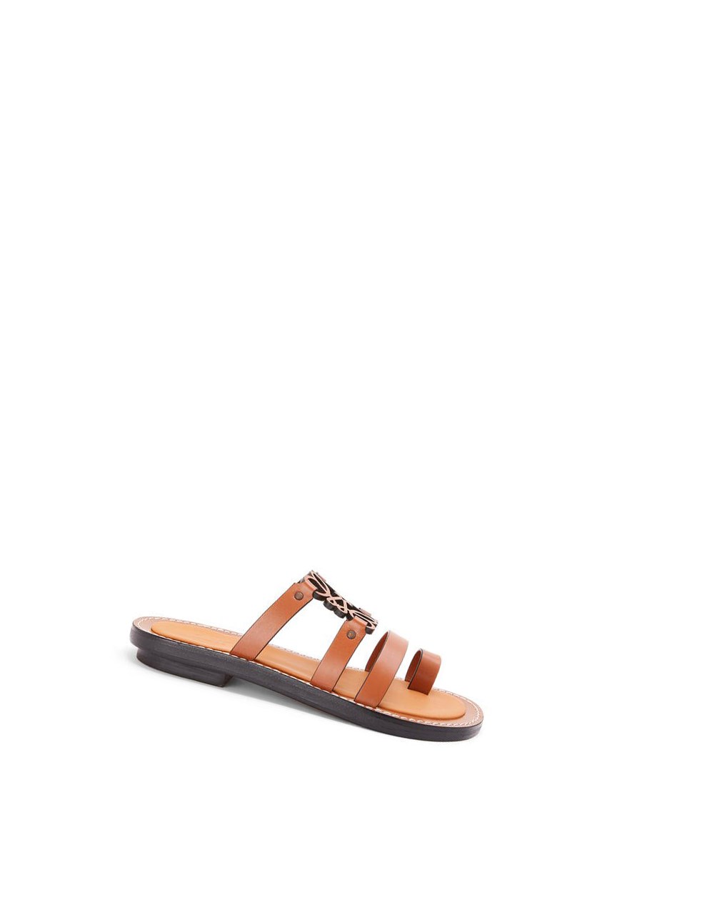 Loewe Anagram mule in calfskin Tan | ANBMU-1468