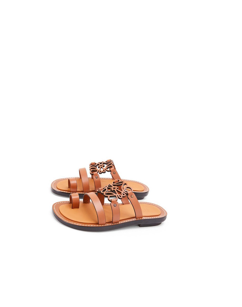 Loewe Anagram mule in calfskin Tan | ANBMU-1468