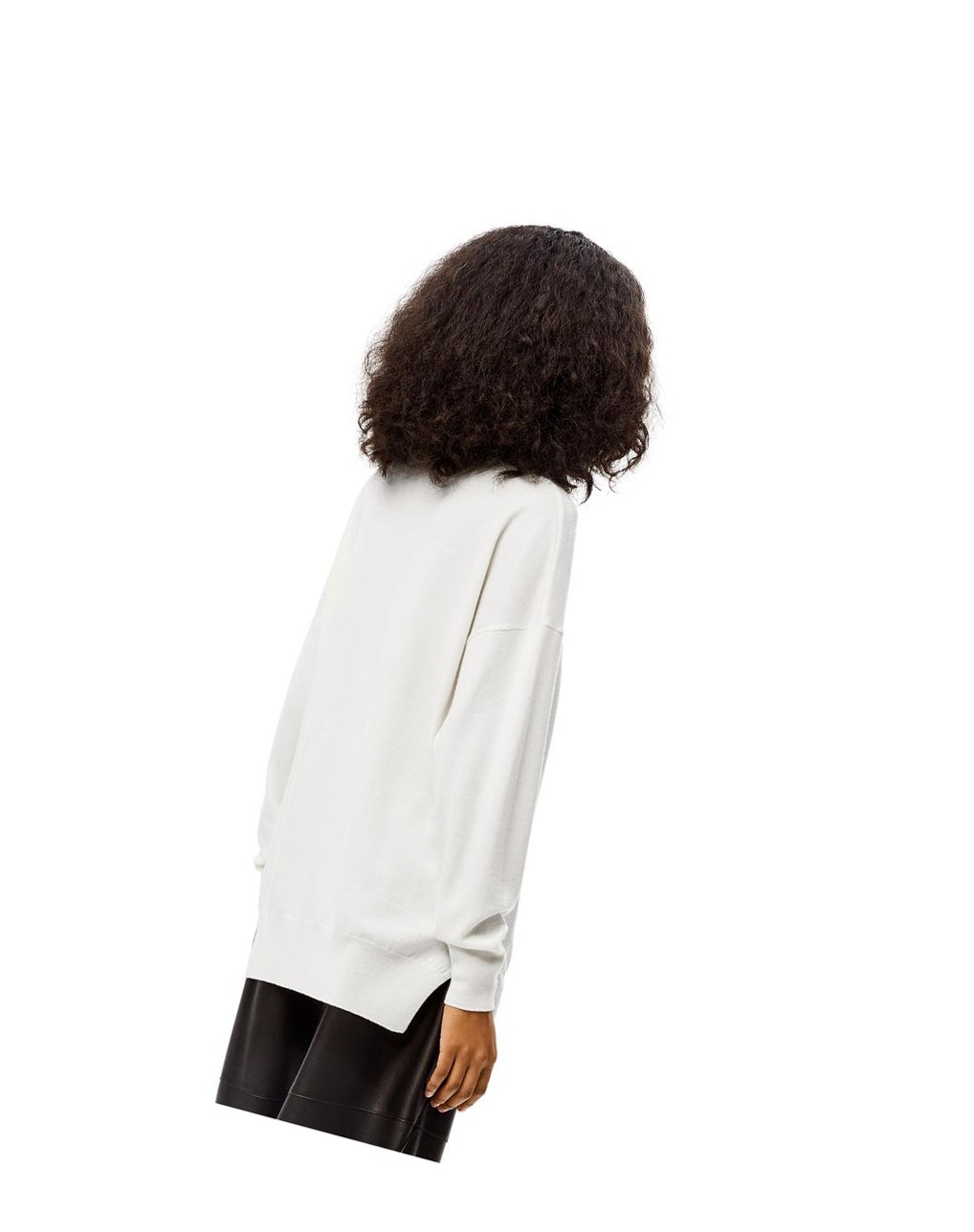 Loewe Anagram pocket sweater in wool Marrom | RXWPS-7124