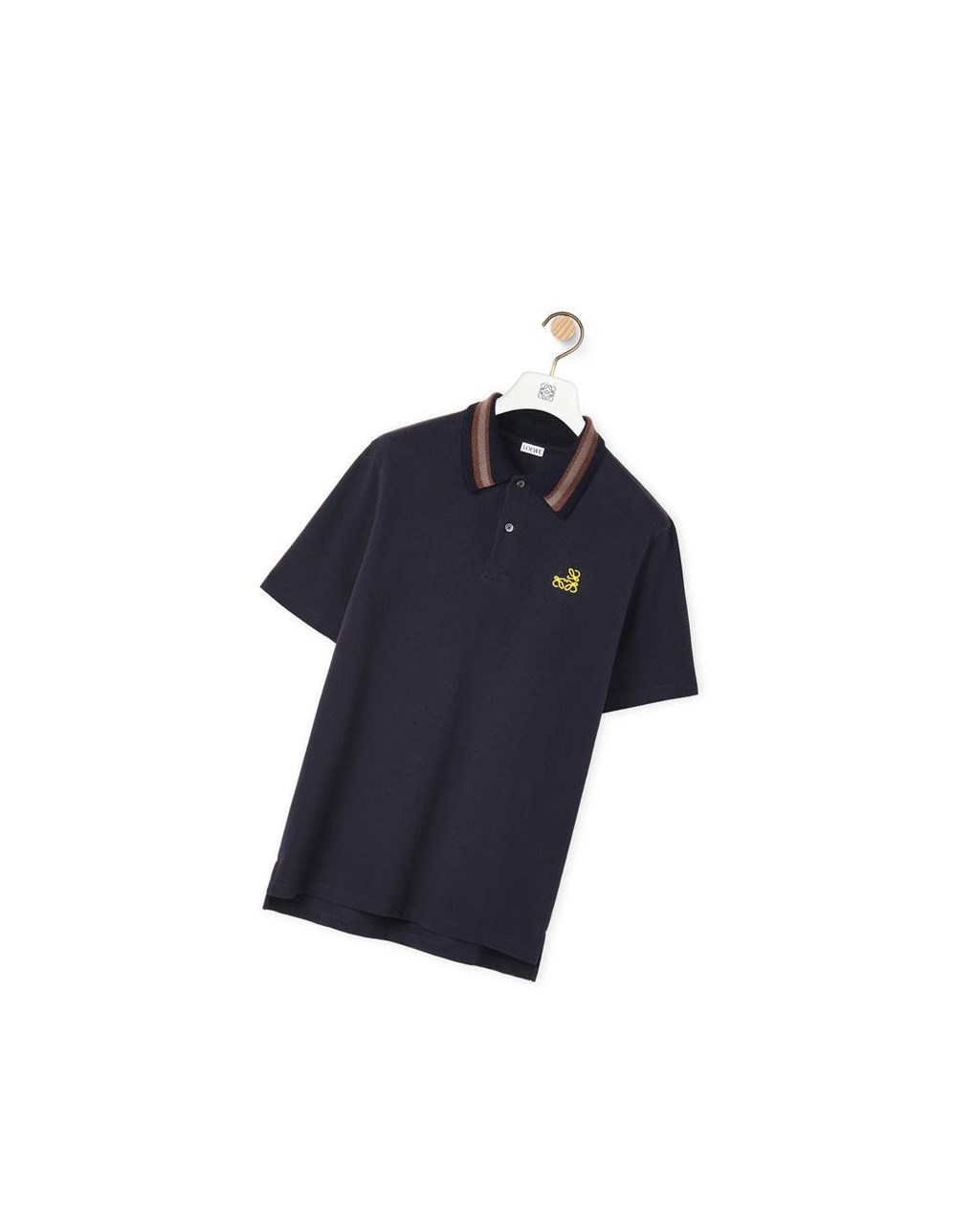 Loewe Anagram polo in cotton Azul Marino Oscuro Azules | YTBCF-5279