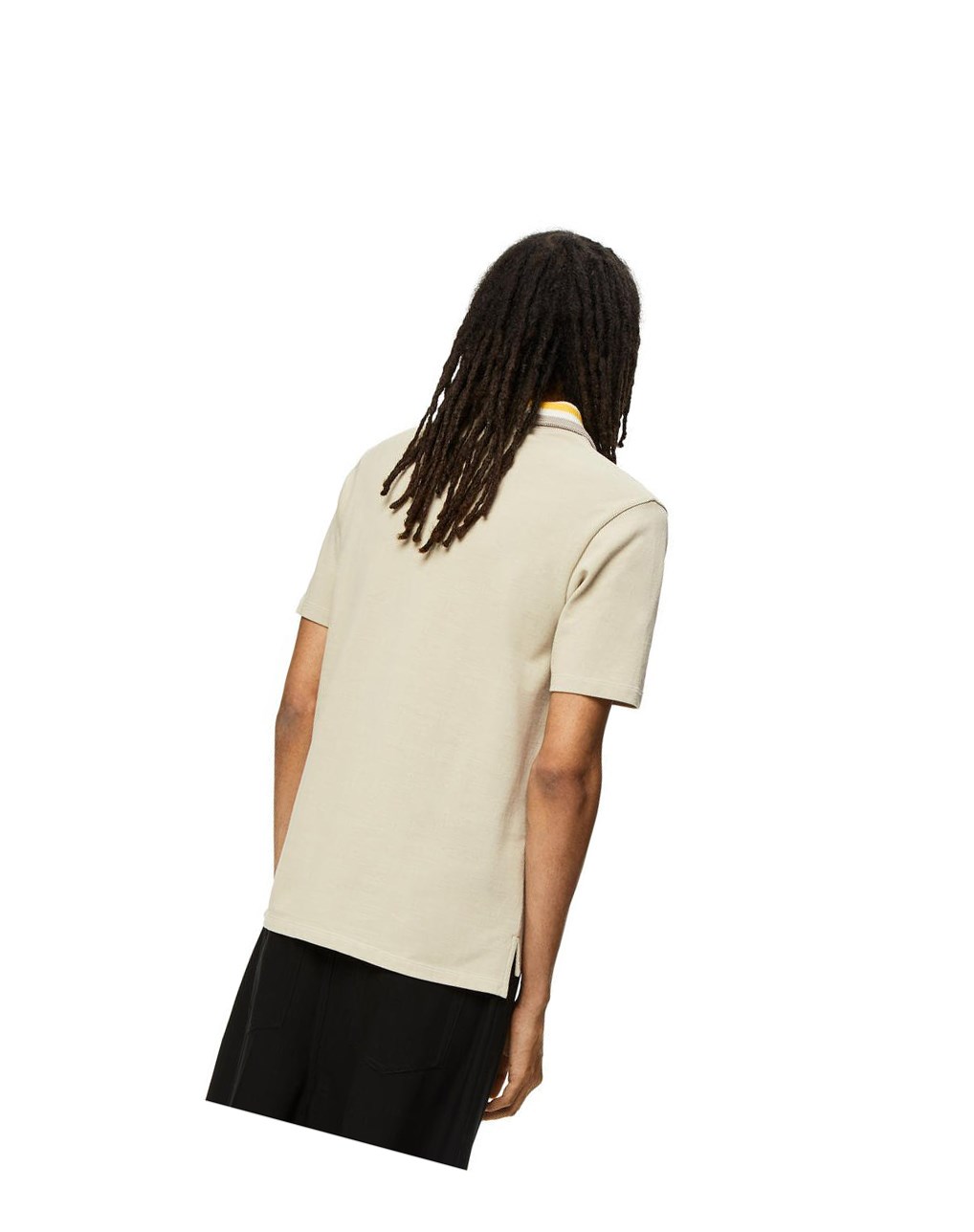 Loewe Anagram polo in cotton Grises | TMIQK-4208