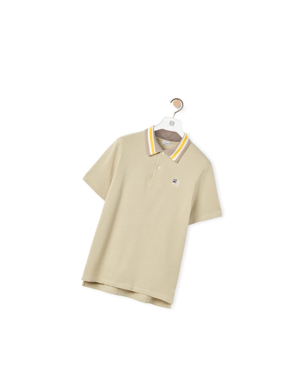 Loewe Anagram polo in cotton Grises | TMIQK-4208
