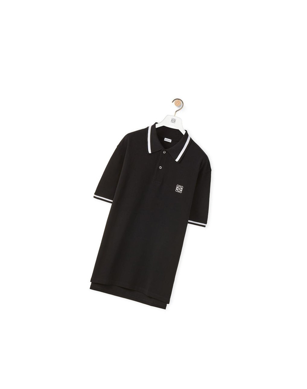 Loewe Anagram polo in cotton Negros | IDNLU-5947
