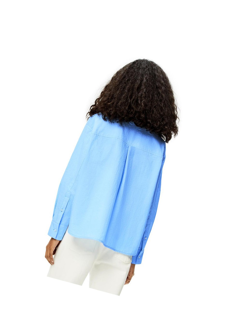 Loewe Anagram pyjama blouse in cotton Azules | YIVSU-8607