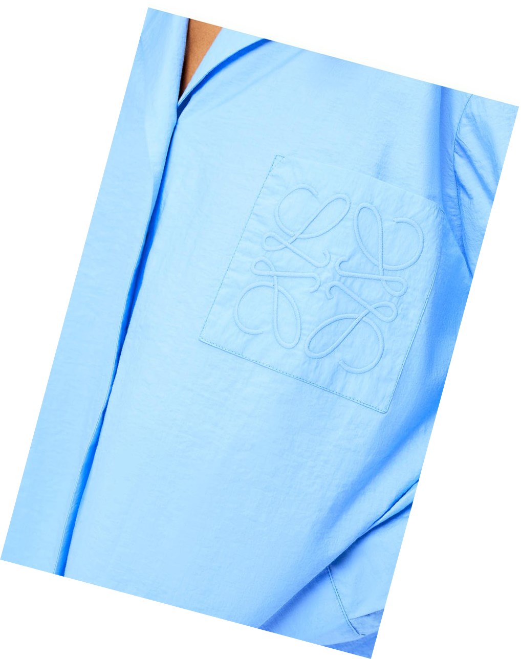 Loewe Anagram pyjama blouse in cotton Azules | YIVSU-8607