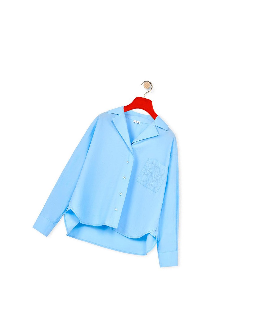 Loewe Anagram pyjama blouse in cotton Azules | YIVSU-8607