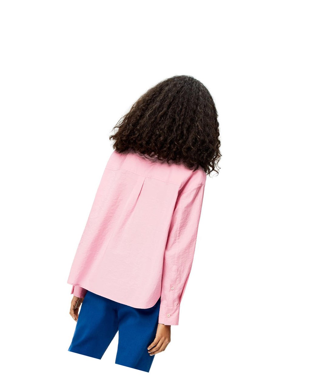 Loewe Anagram pyjama blouse in cotton Rosas | FWBPD-9480