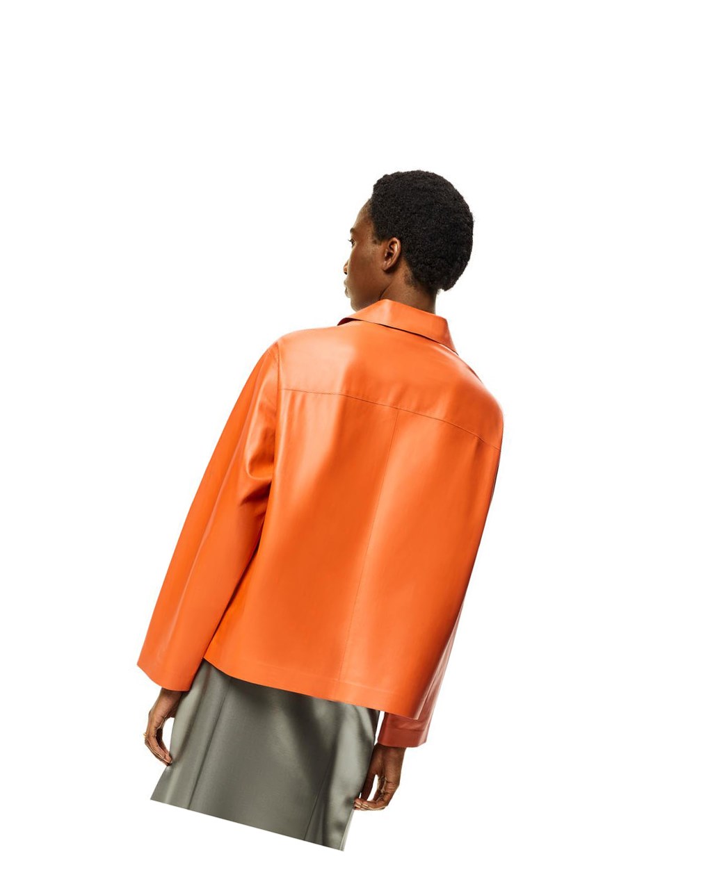 Loewe Anagram pyjama shirt in nappa Naranjas | UQCKW-2564