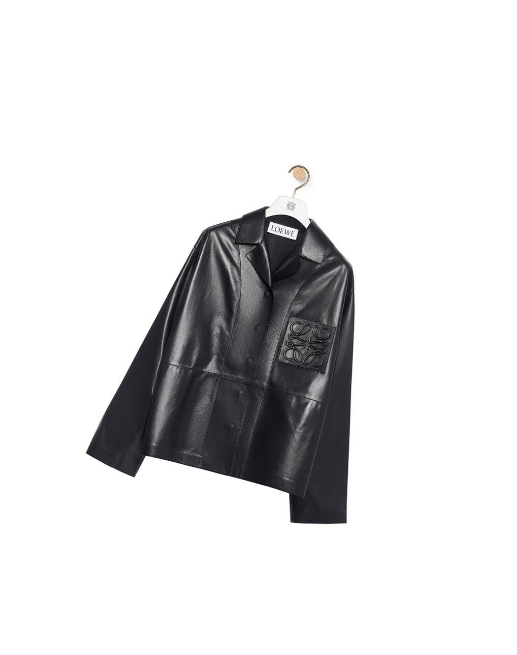 Loewe Anagram pyjama shirt in nappa Negros | EZRGD-9301