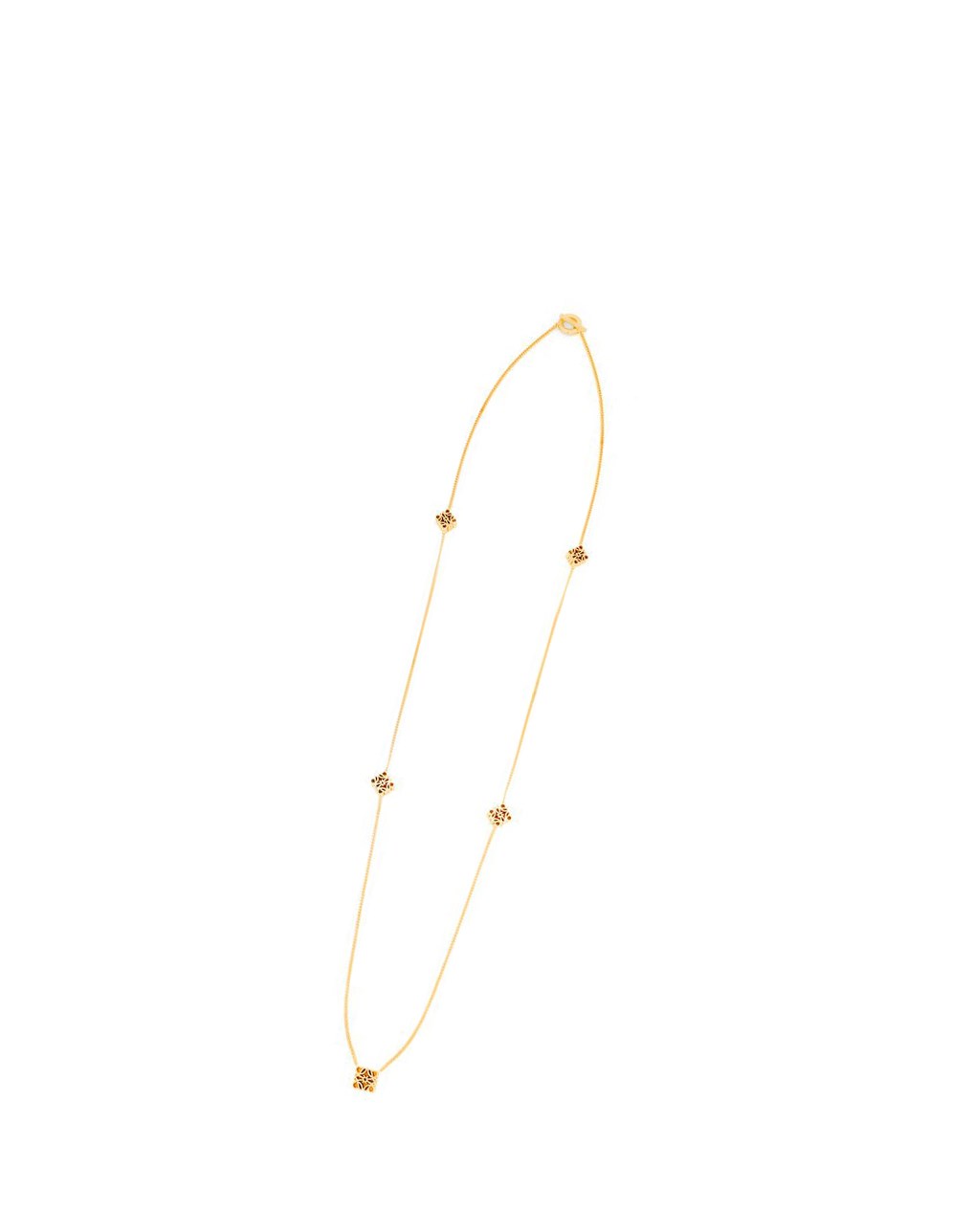 Loewe Anagram sautoir in sterling silver Dorados | INFKZ-0851