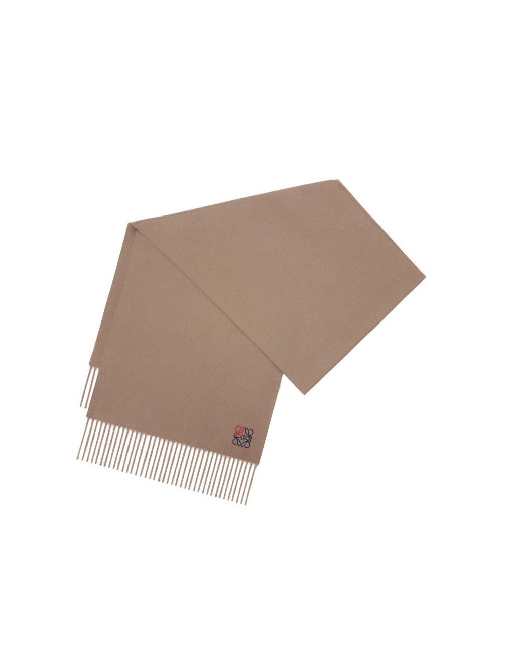 Loewe Anagram scarf in cashmere Camel | OXDPK-2514