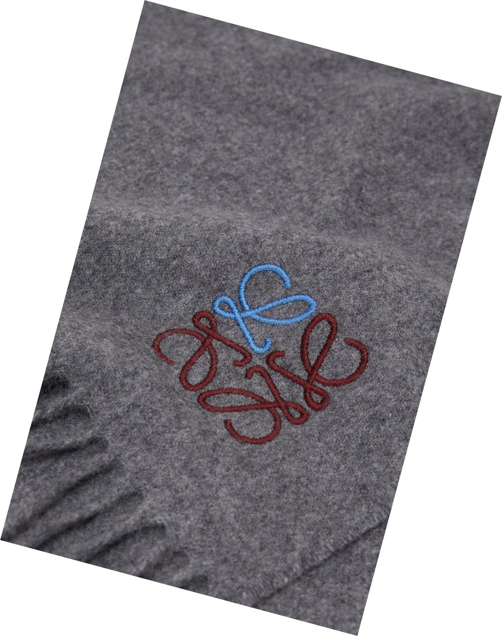 Loewe Anagram scarf in cashmere Grises | SGNKO-7542