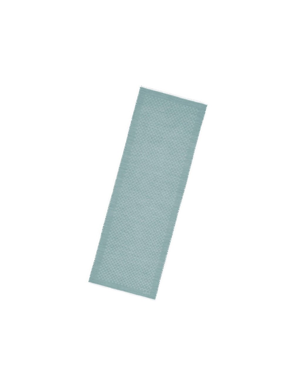 Loewe Anagram scarf in wool and silk Grises Azules | YJPSK-7403