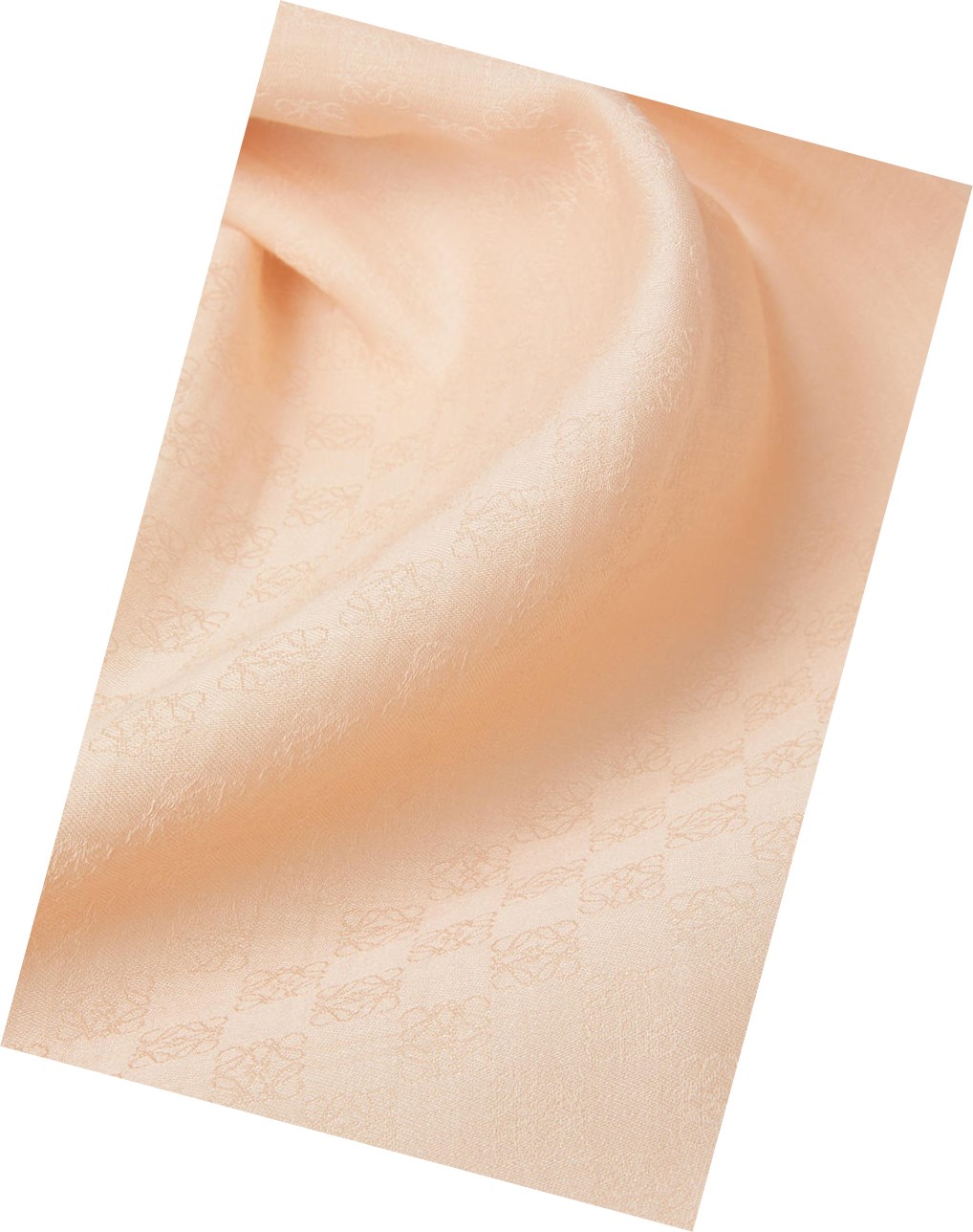 Loewe Anagram scarf in wool and silk Nude | SUXEZ-7163