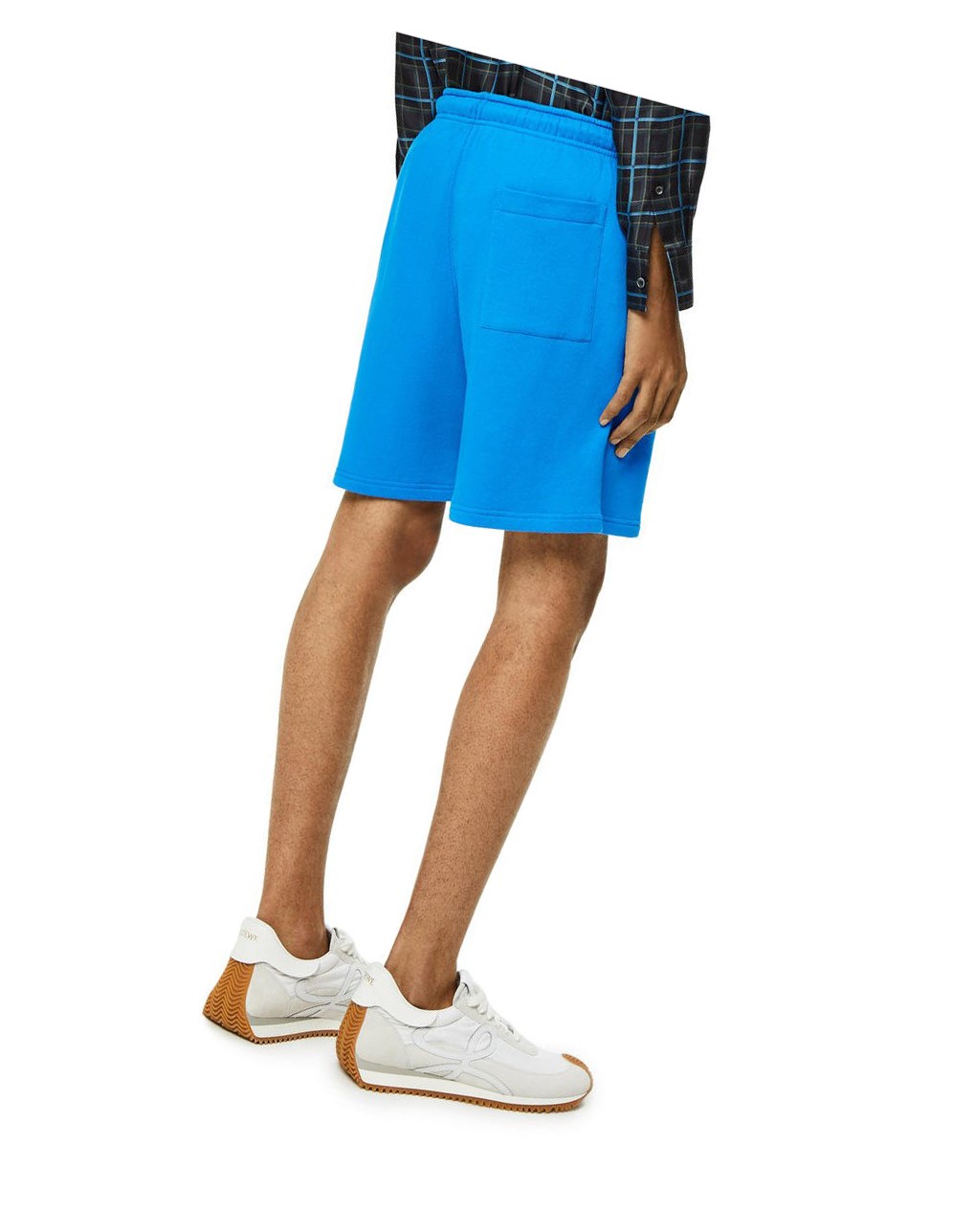 Loewe Anagram shorts in cotton Turquesa Oscuro | KATPO-6845