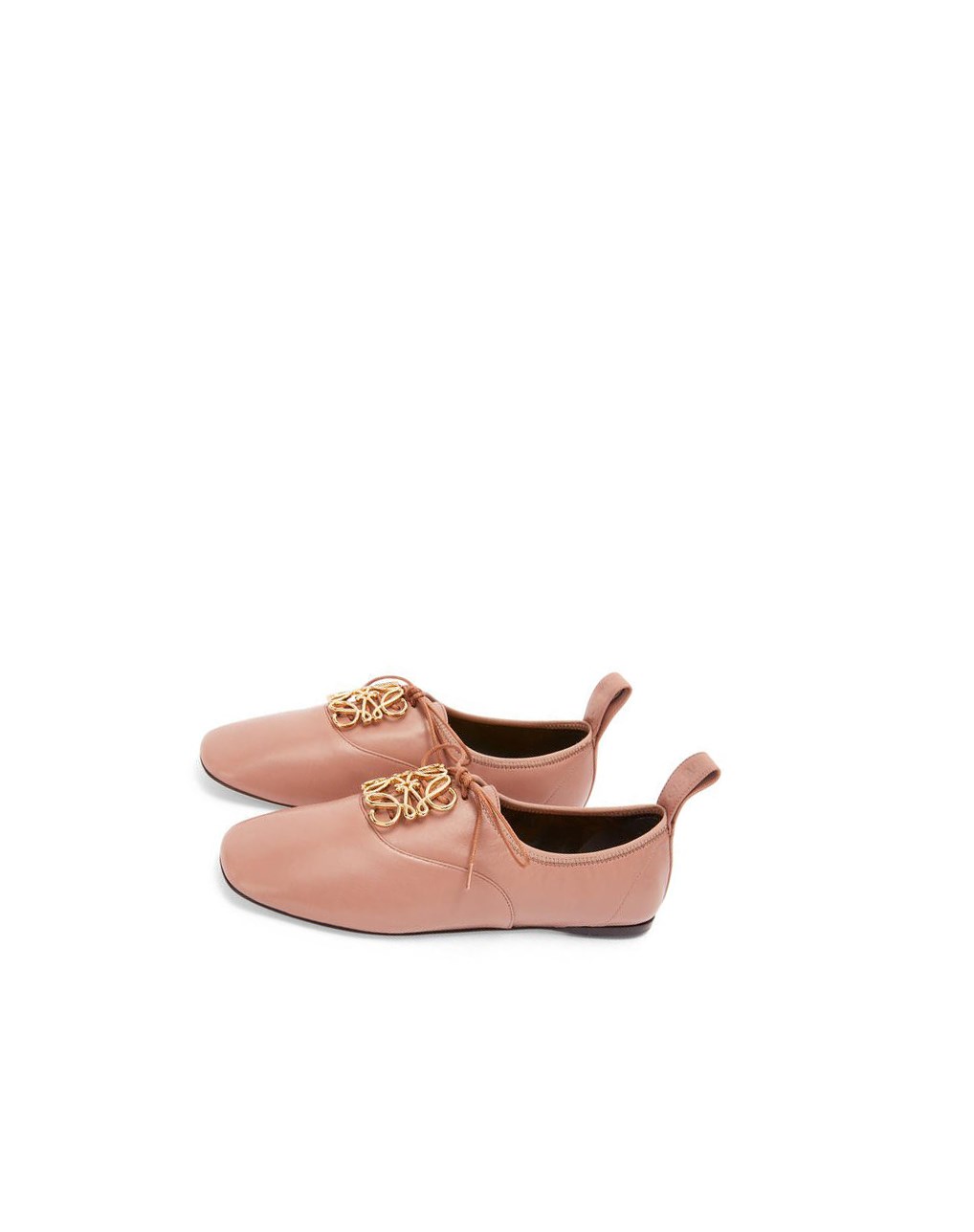Loewe Anagram soft derby in lambskin Azules | IUZNS-6437