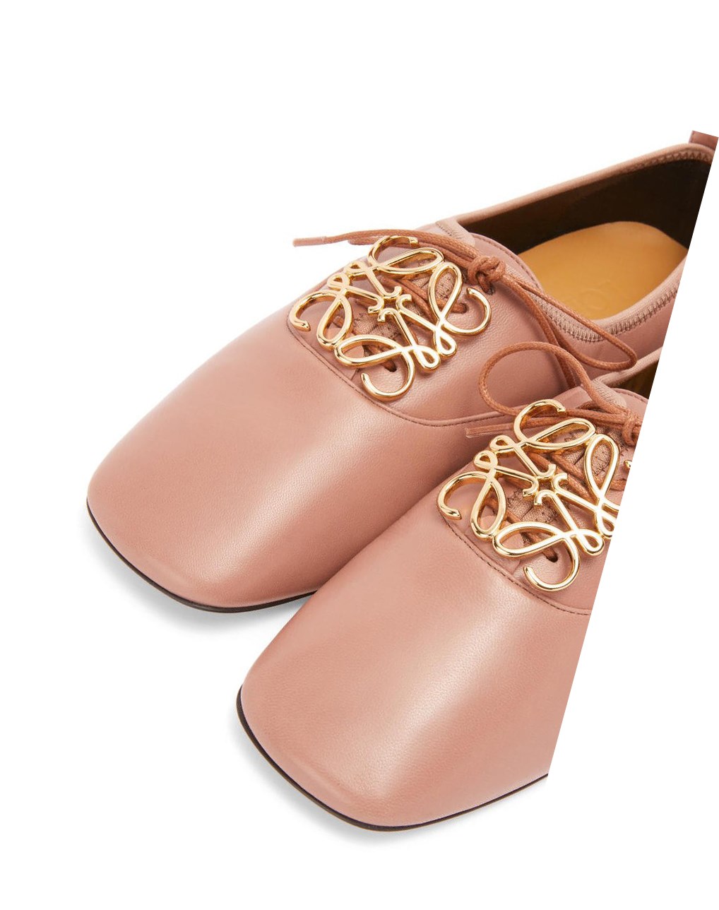 Loewe Anagram soft derby in lambskin Azules | IUZNS-6437