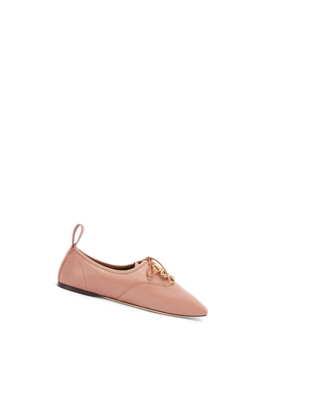 Loewe Anagram soft derby in lambskin Azules | IUZNS-6437