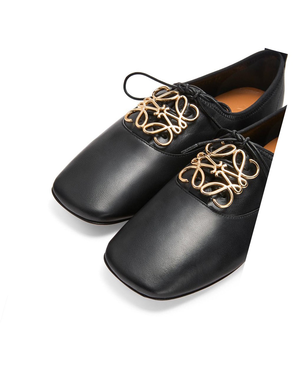Loewe Anagram soft derby in lambskin Negros | NKATC-5297